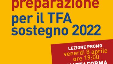 Corso di preparazione per il TFA sostegno 2022