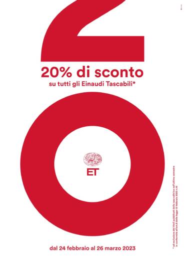 -20% di sconto su tutti gli Einaudi tascabili