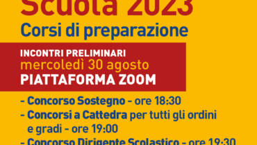 Concorsi Scuola 2023 – Corsi di preparazione