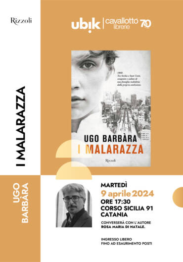 Presentazione del nuovo libro di Ugo Barbàra “I Malarazza”, Rizzoli.