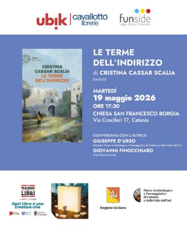 Cristina Cassar Scalia presenta il nuovo romanzo “Le terme dell’indirizzo”