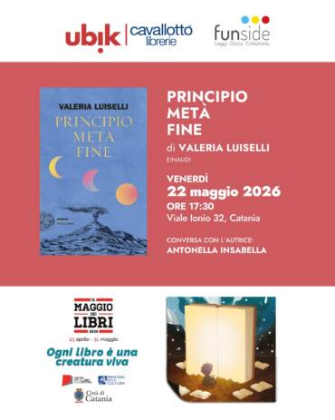 Incontro con Valeria Luiselli per la presentazione del nuovo libro “Principio metà fine”