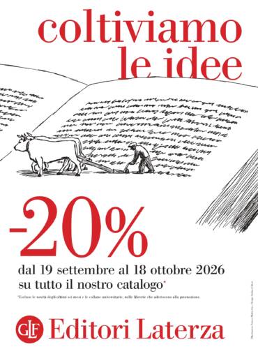 Coltiviamo le idee: -20% su tutto il catalogo Laterza