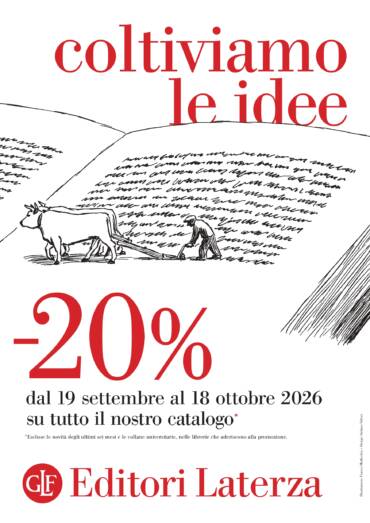 Coltiviamo le idee: -20% su tutto il catalogo Laterza