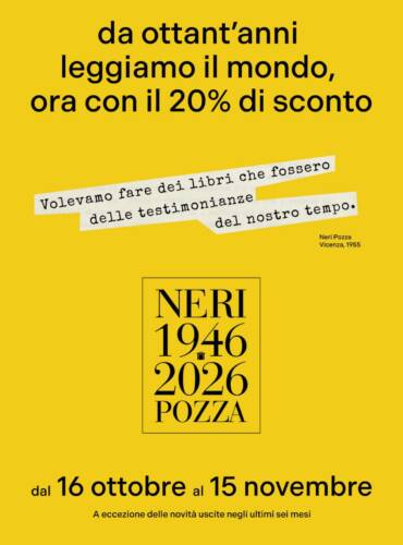 Neri Pozza compie 80 anni: festeggia con il 20% di sconto!