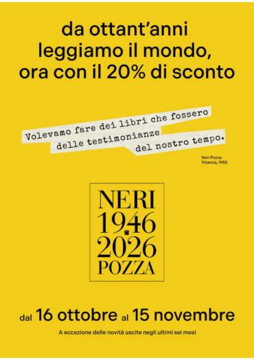 Neri Pozza compie 80 anni: festeggia con il 20% di sconto!